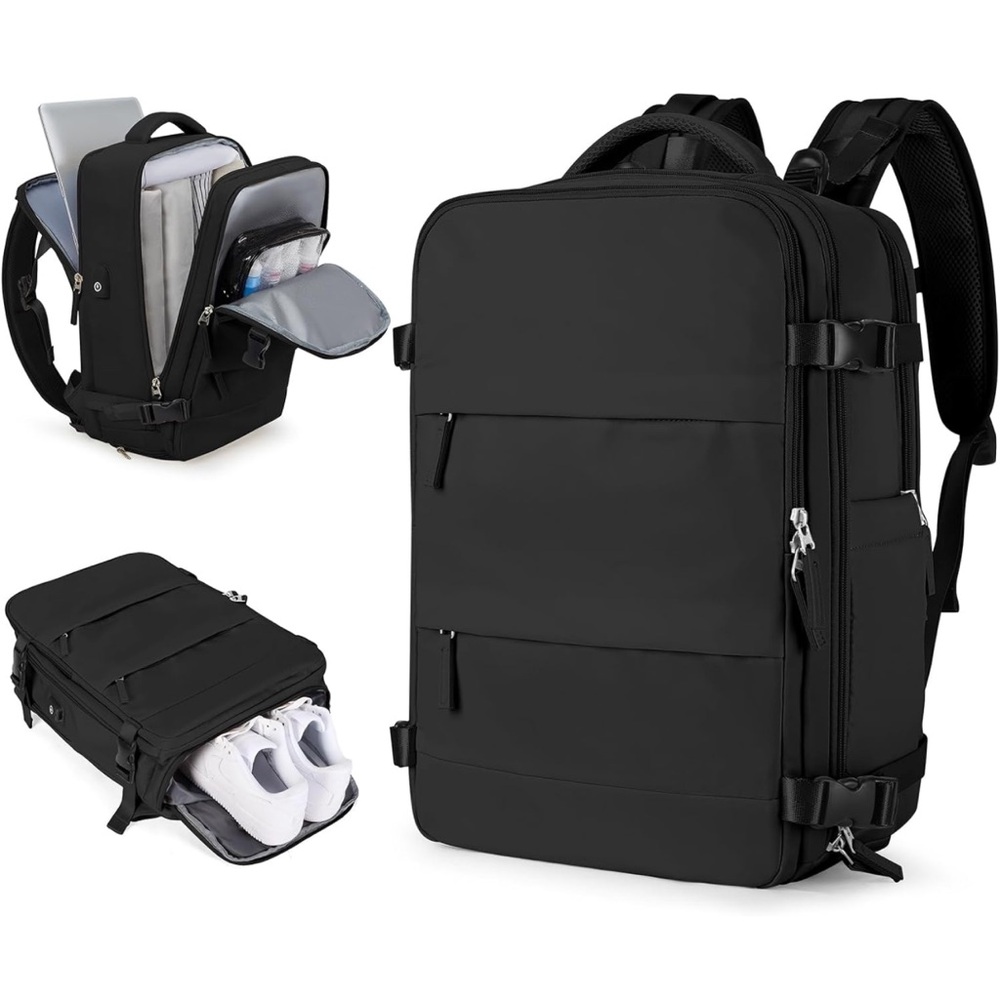 Personal Item Travel Backpack Men Airline Approved Carry On Backpack Waterproof